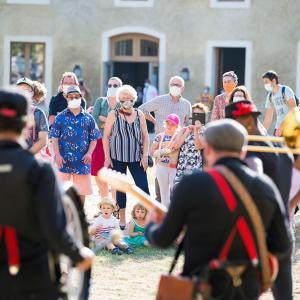 Fanfare au château de Blandy-les-Tours