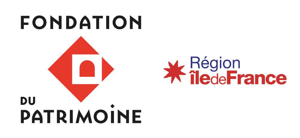 Logos mécènes Fondation du patrimoine et région Île-de-France
