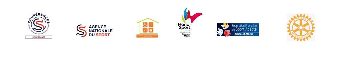 Logos des partenaires du mécénat parasport du Département de Seine-et-Marne