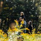 Balade en famille en forêt