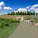 Modélisation du projet d'aménagement sur la RD 607