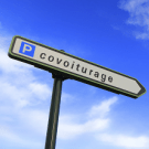Panneau de parking de covoiturage
