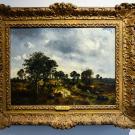 Tableau d'un paysage de la forêt de Fontainebleau