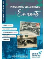 Affiche du programme des Archives 2022-2023