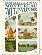 Affiche du canton de Montereau-Fault-Yonne