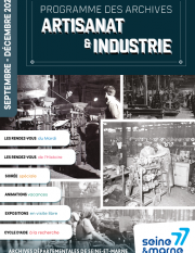 Couverture programmation automne-hiver 2026 Archives départementales de Seine-et-Marne