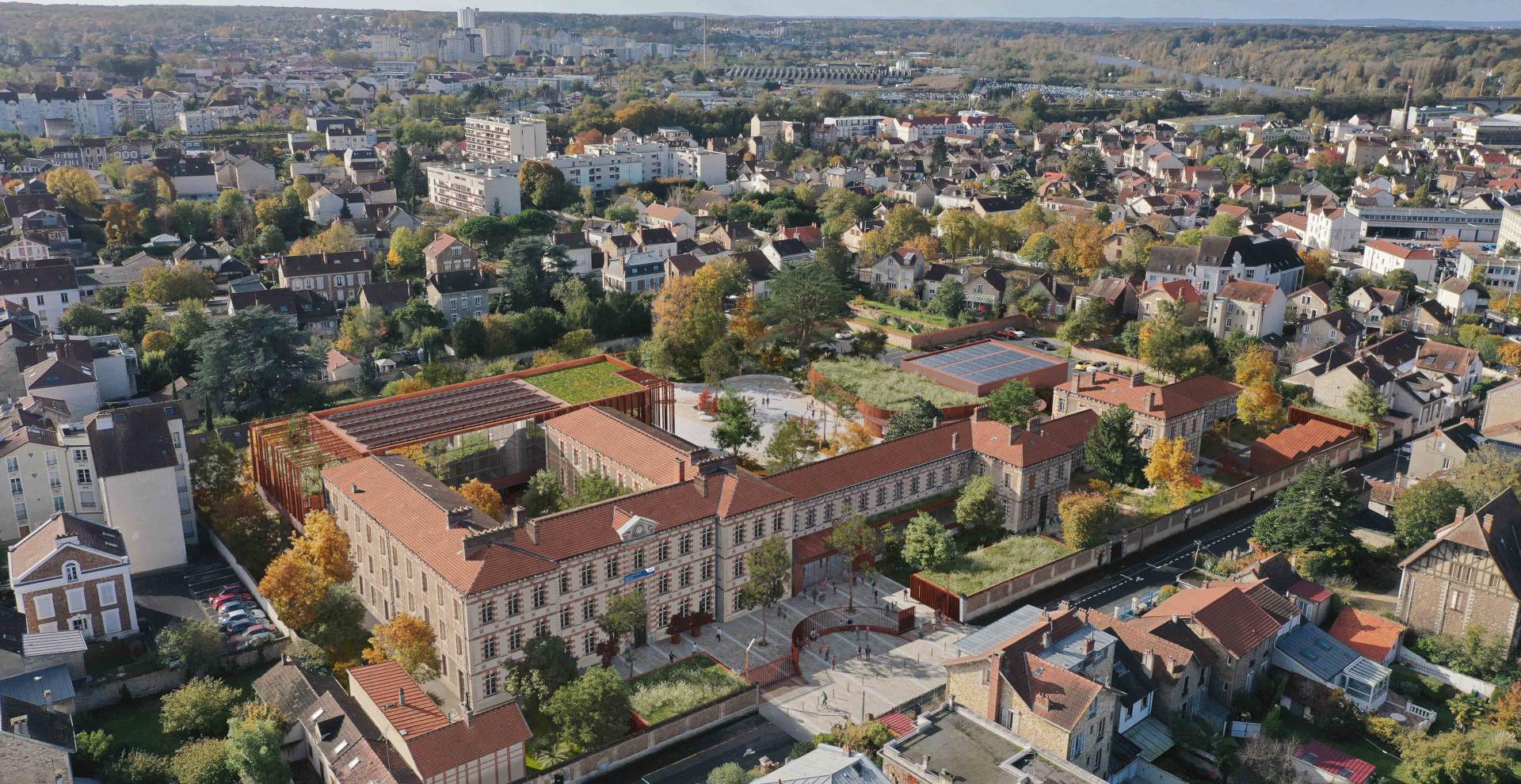 Perspective du 5e collège de Melun