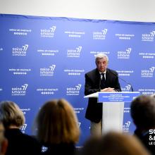 Inauguration d'un nouveau bâtiment au collège Albert Camus de Meaux