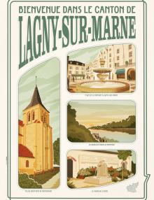 Affiche du canton de Lagny-sur-Marne
