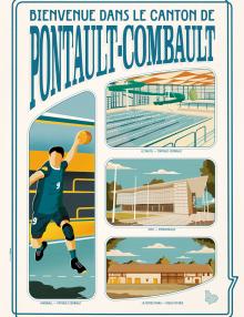 Affiche du canton de Pontault-Combault