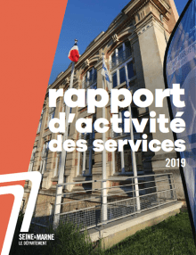 couverture rapport d'activité des services 2019