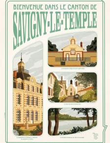 Affiche du canton de Savigny-le-Temple