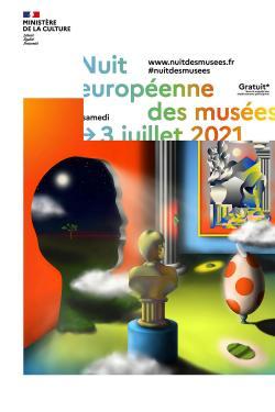 Affiche de la Nuit européenne des musée 2021