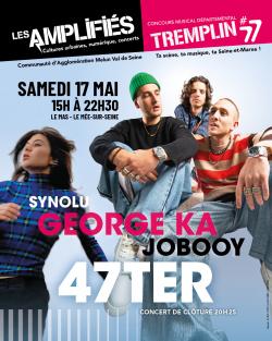 Affiche du concert de clôture de Tremplin#77 