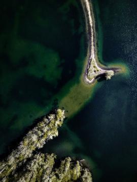 la Plaine de Sorques vu du ciel