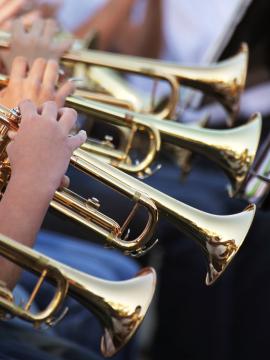 Trompettes dans un orchestre