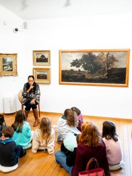 Animations pour les enfants dans un musée
