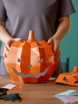 Citrouille en papier