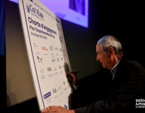 Signature du Plan départemental de l'eau en Seine-et-Marne