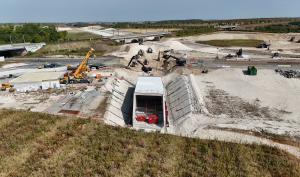 Chantier de la liaison routière de l'Est francilien