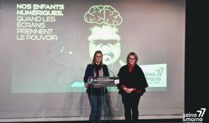 Présentation d'un film pour sensibiliser aux dangers des écrans sur les enfants