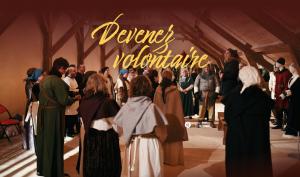 Des volontaires pour le spectacle de Blandy