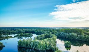 Le Marais d'Épisy vu du ciel