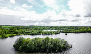 ENS du marais de Cercanceaux vu du ciel
