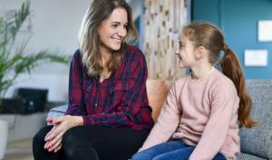 Une maman avec sa fille