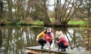 Famille en sortie nature