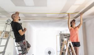 Des travaux de rénovation dans une maison