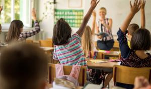 Une classe de collégiens