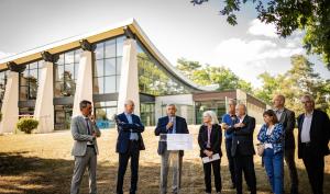 Inauguration de la piscine de La Faisanderie et du club du tir à l'arc de Fontainebleau