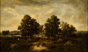 Tableau d'un peintre de Barbizon
