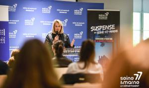 Véronique Veau à la cérémonie de Suspense en Seine-et-Marne