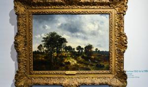 Tableau d'un paysage de la forêt de Fontainebleau