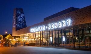 Théâtre-Sénart vue de nuit