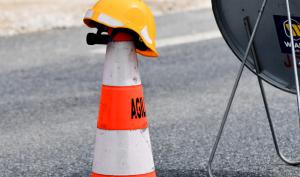 Plot de chantier routier