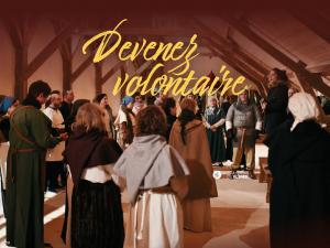 Des volontaires pour le spectacle de Blandy