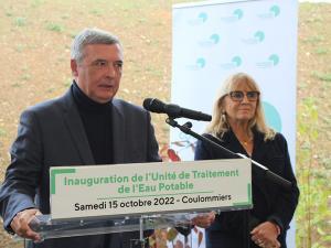 Inauguration de la nouvelle unité de traitement de l'eau potable à Coulommiers