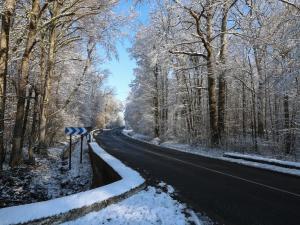 route déneigée en Seine-et-Marne en 2018