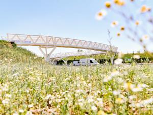 Passerelle Melun-Voisenon
