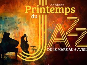 Affiche du Printemps du Jazz 2025