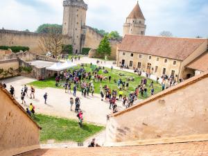 Cour du château de Blandy-les-Tours