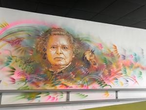 Fresque dédiée à l'artiste Rosa Bonheur par C215