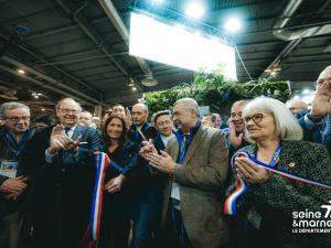 Inauguration du stand de la Seine-et-Marne