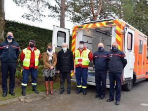 Soutient du Département pour le Sdis et l'Ordre de Malte le 23 mars 2021