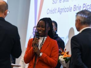 Thalya Sombe à la remise du Trophée Espoir 2022 