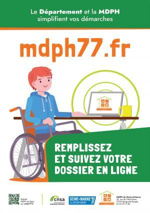 Téléservice : faites vos démarches en ligne avec la MDPH 77 | Département  de Seine-et-Marne