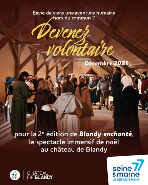 Des volontaires pour le spectacle de Blandy